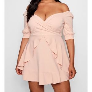 Blush colored Skater dress